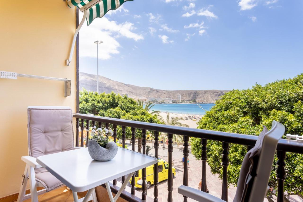 Classbnb - Seafront Studio With Beach View In The Center Of Los Cristianos 洛斯克里斯蒂亚诺斯 外观 照片